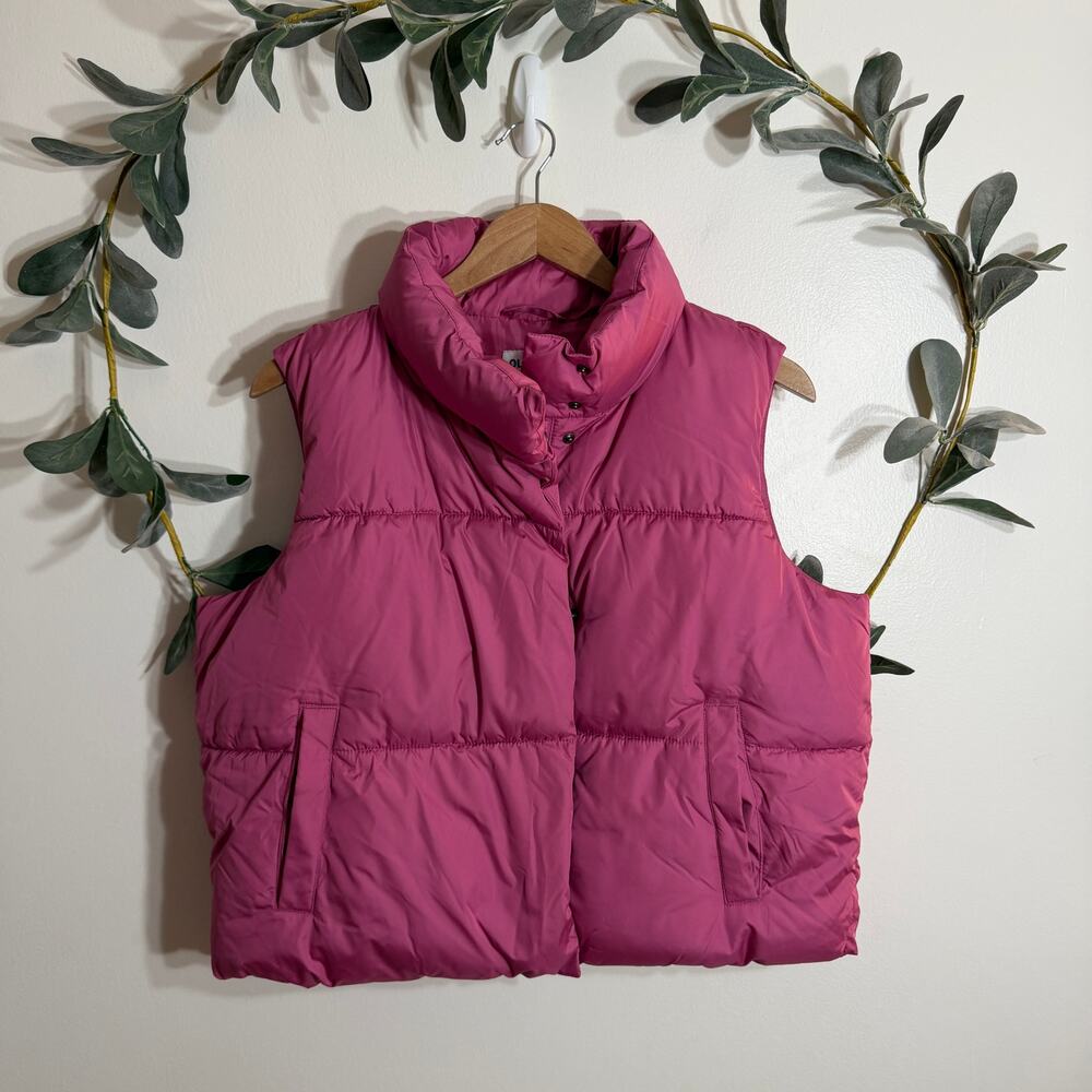 Old Navy Pink Puffer Vest